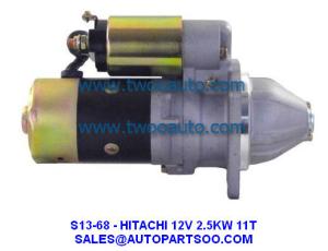 Wholesale 123500-77010, 12350077010, 124610-77010, 12461077010 - HITACHI Starter Motor 12V 2.5KW 11T from china suppliers