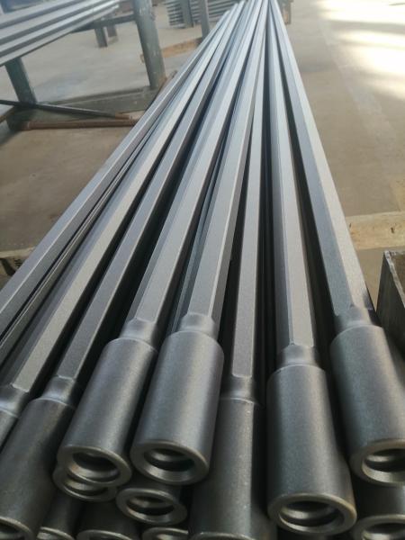 Heat Treatment Hexagonal Type Thread Drill Rod Quenching Tempering Production