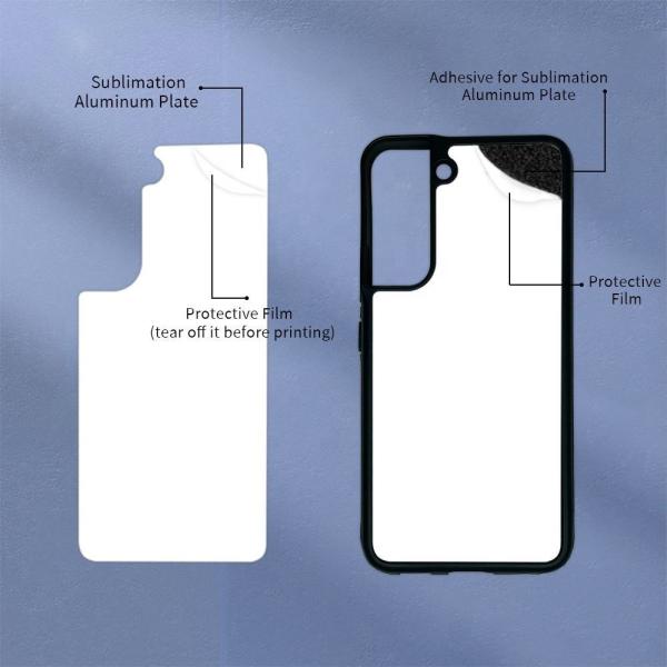 Antislip Side 2D Sublimation TPU Silicone Mobile Phone Case For Samsung Galaxy S22 S23 S24 S25 Plus Ultra With Custom Logo