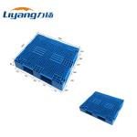 Blue Euro HDPE Plastic Pallets Nestable Heavy Duty Plastic Skids