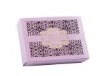 Square Lace Laser Cut Chocolate Paper Box For Wedding Invitation
