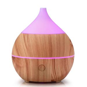 Wholesale Wood Grain 200ml Bluetooth Aroma Diffuser With Colorful LED Light from china suppliers