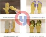 Customized Color Anti Cut Gloves Aramid Materials For Rescue And Relief Work