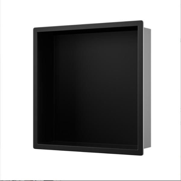 Matte Black 304 Stainless Steel Shower Niches for Bathroom Tile Shampoo Niche