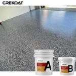 Colorful Flakes Epoxy Resin Floor Coating Marble Granite Appearance For Garage
