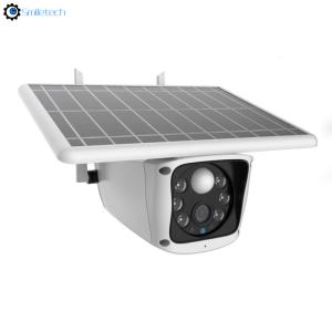 Wholesale Outdoor 1080P Bullet Camera Outdoor PIR alarm Low Power TF card slot Solar Powered Wifi camera from china suppliers