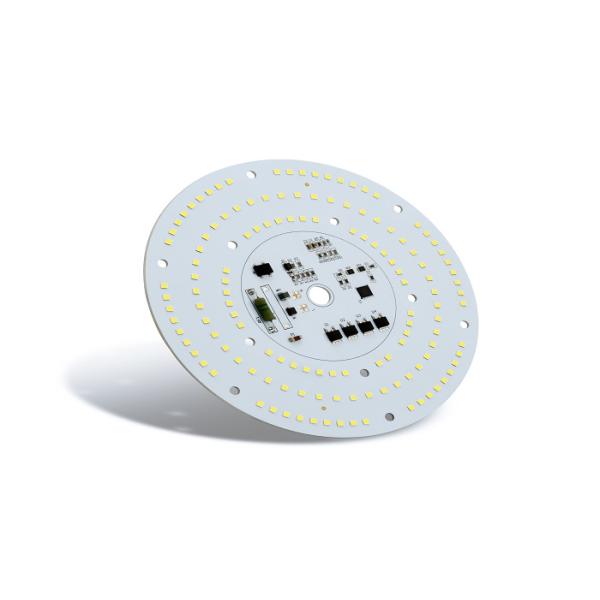 Customized design solution driverless round led PCB module with driver on board 100lm/w AC120V/AC230V