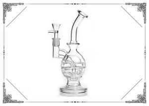 Wholesale Smaller Fab Egg Glass Recycler Bong Glass Smoking Pipes With Honeycomb Perc Hookah from china suppliers