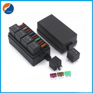 Wholesale 12 Way Blade Fuse Holder Box and 4PCS 5Pin 12V 80A Relays for Car Truck Trailer Boat from china suppliers