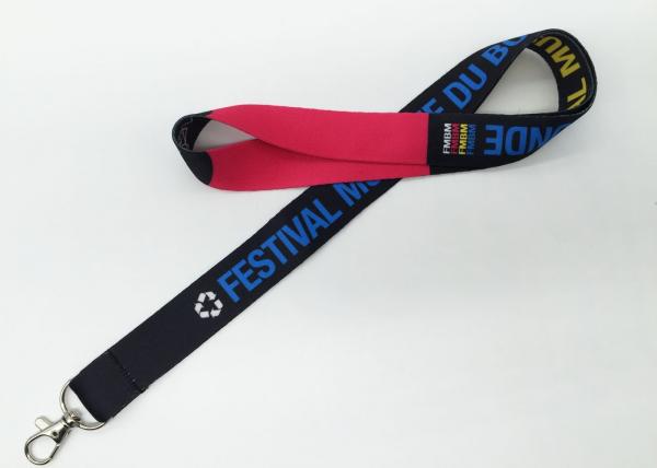 Attractive Multi Colored Lanyards / Name Badge Lanyards For Office