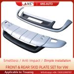 ABS VW Touareg Front Bumper , Baking Paint Car Rear Bumper Guard