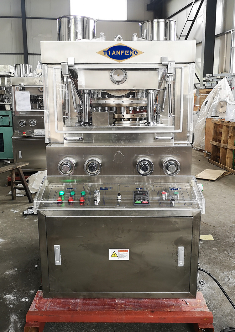 4 Pole 5.5KW 25mm Diameter Rotary Tablet Press Machine