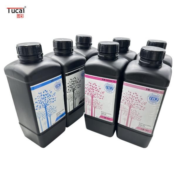 Good Flexibility UV Ink 1000 Ml Capacity for Toshiba CF3 Printhead Flatbed Printer