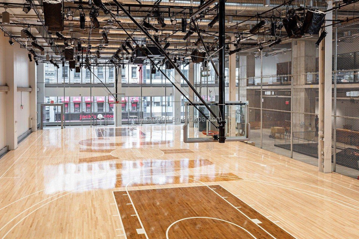 indoor wood basketball court tiles wooden pp interlocking maple basketball court mat