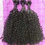 12A Super Funmi Double Drawn Human Hair Curl Bundles Kinky Curly Hair Extensions