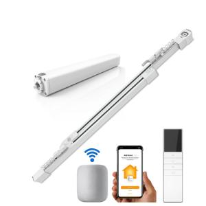 Wholesale Extendable 3m Bendable Curtain Track Phone App Control from china suppliers