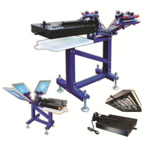 Wholesale hot sale entry level Garment manual carousel screen printing presses for t-shirt from china suppliers