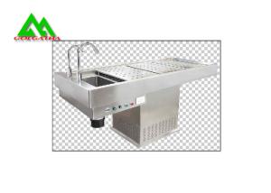 Wholesale Medical Pathology Lab Equipment Stainless Steel Autopsy Table With Sink from china suppliers