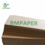 E Flute Single Wall Corrugated Cardboard Sheets For Brown Coffee Cup Cover