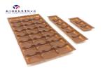 Brown Color Plastic Retail Packaging Boxes Vacuumformed PET Tray Pack Chocolates