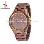 Aliexpress hot selling quartz movement watch Made out of red sandal watch