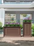 Custom Application Square Round Stainless Steel Flowerpot Home Decoration