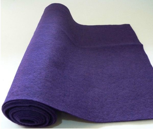 various color wool pressed nonwoven felt,customized thickness felt wool fabric