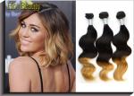 Body Wave Peruvian 5A Human Hair Extension For Lady 3 Tone Body Weaving
