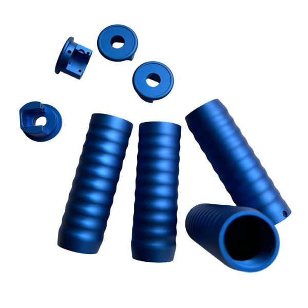 Durable Blue Oxidation CNC Turning Parts with High Precision CNC Turning Services