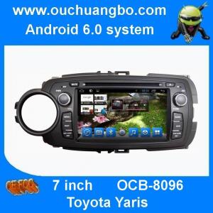 Wholesale Ouchuangbo car stereo gps radio for Toyota Yaris with android 6.0 system steering wheel control from china suppliers
