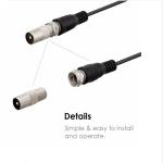 Amplified Digital HDTV Antenna Portable Indoor/Outdoor Antennas with Signal