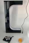 colorful led light magnetic levitation floating sneaker shoes display stand with