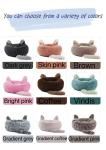 Hot Sale Colorful Lovely Rabbit Ears Warm Winter Round Pet Dog Cat Bed Sofa For