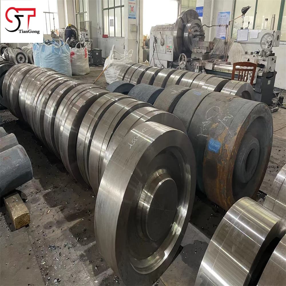 ZPMC Port Rotary Forged Wheels Open Forging 42CrM Alloy Forged Wheel