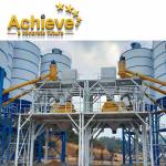 HZS180 Stationary Mini Ready Mix Concrete Plant 278kw 180 M3/H