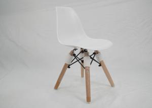 Wholesale Modern Dining ODM White Plastic Chair With Wooden Legs from china suppliers