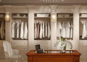 Wholesale 4000mm 5 Door Solid Wood Combined Wardrobe And Drawers Carved Finished from china suppliers
