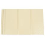 Warm Color Embossed PU Sandwich Panel B2 Fireproof Decorative Metal Wall