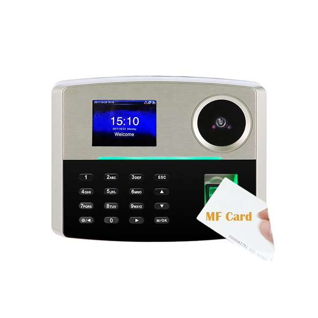 Touchless Palm Recognition Thumbprint Personnel Attendance Control System