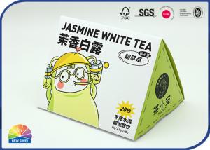 China SGS Packaging Tea Bag 157gsm Copper Paper Gable Packaging Box on sale
