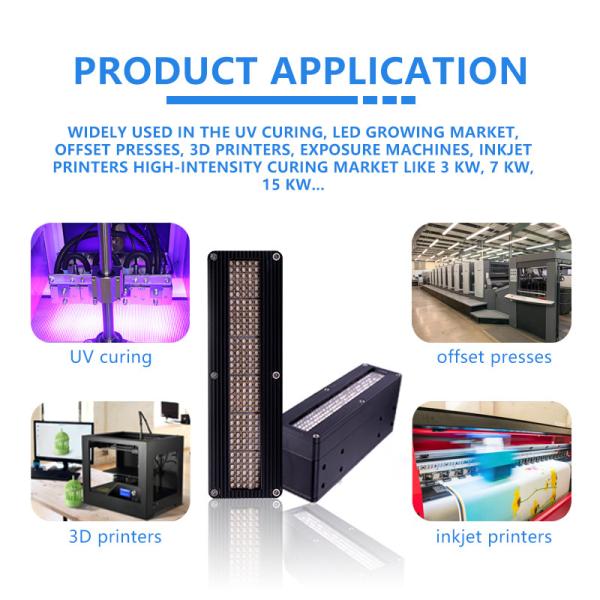 High Power Uv Led Curing System 4600w 395nm 0-12V Uv Curing System For Flat Panel Led Uv Printer