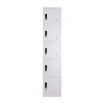 Cyber Lock Five Door Steel Locker Metal Employee Locker Gym Locker