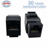 8P8C Female RJ45 Cat6A UTP Keystone Jack With Phosphor Bronze Contact