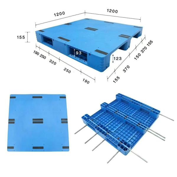 Mesh Plastic Pallet Light Stackable HDPE Food Grade Virgin Recycled Material Anti Slip Industry Warehouse Customized Euro Pallet