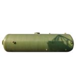 2600 Gallon Antiseptic FRP Cylindrical Tank Horizontal Cylinder For Food Brewing