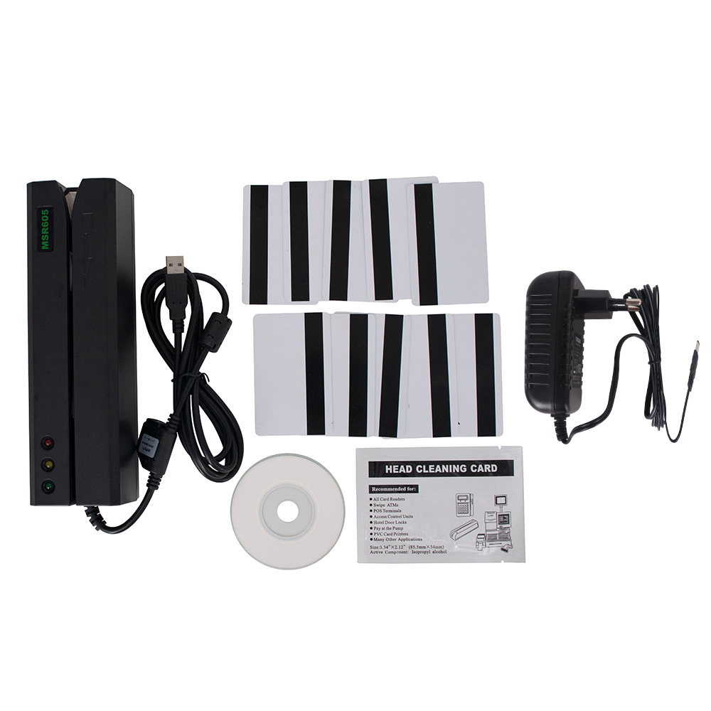 MSR605 Magnetic Stripe Card Reader and Writer Machine for High Resistance Cards