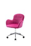 Tomile Red Velvet Shell Back Chair / 8.6KGS Living Room Computer Chair