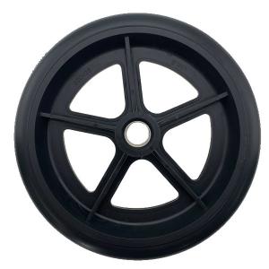 Wholesale Black 8 Inch PVC Wheelchair Replacement Front Wheels Stroller Pram Scoote from china suppliers
