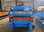 Chain Drive 4kw Tile Roll Forming Machine 70mm Shaft Diameter
