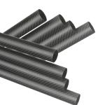 Custom Thickness Carbon Fiber Push Pole 21ft Length 0.5-25.4mm Diameter Multi